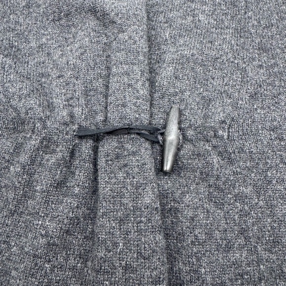 Neiman Marcus Gray Cashmere Open Front Women's Sweater with Toggle Closure,‎ XL - Picture 7 of 9